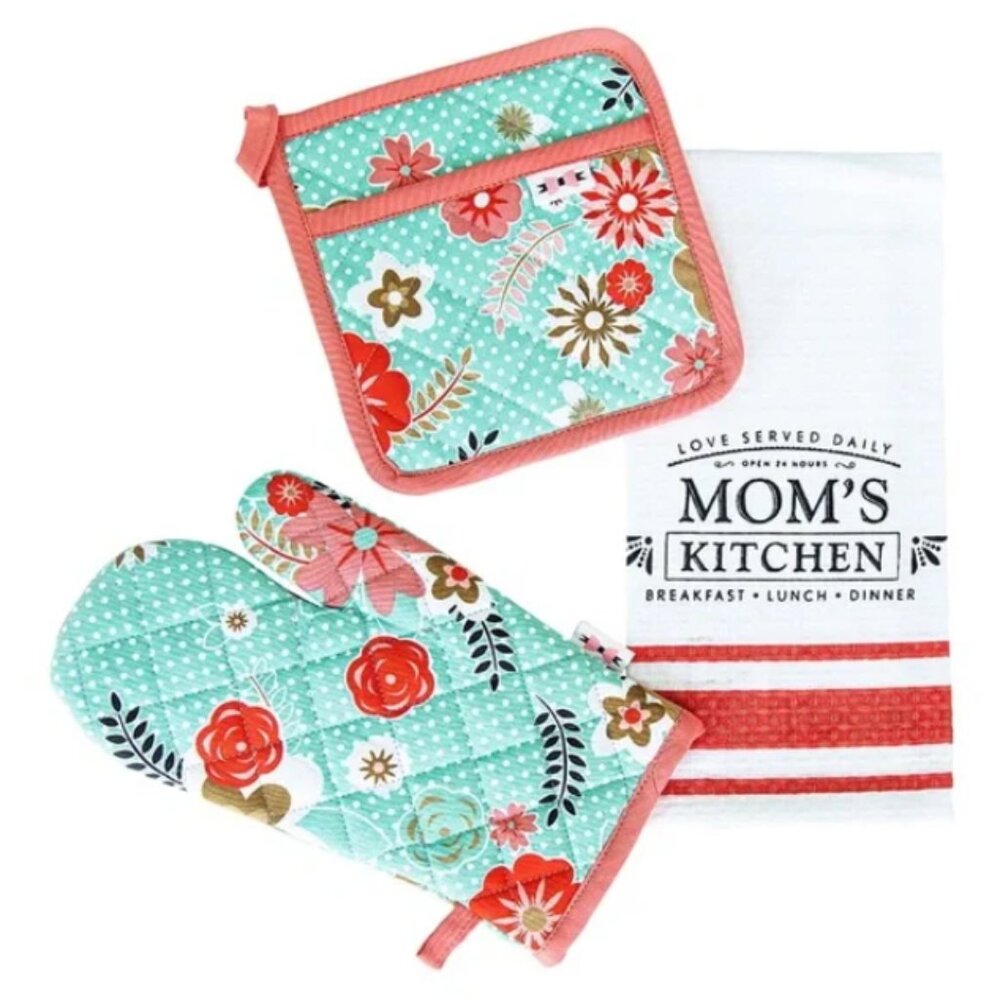 ❣️2/$36 NWT Simply Whimsical Mom's Kitchen Baking Set 3 pcs Retail Price $25.00